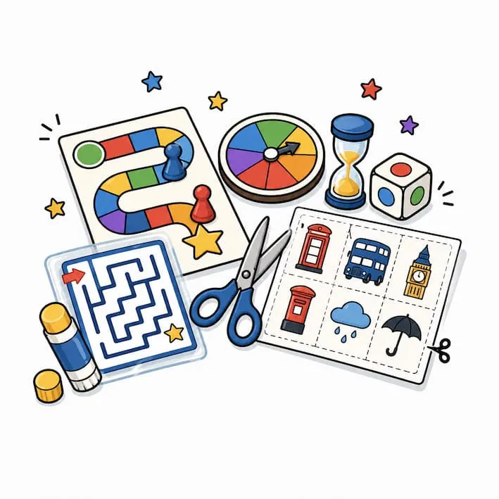 Kit de inglês interativo
