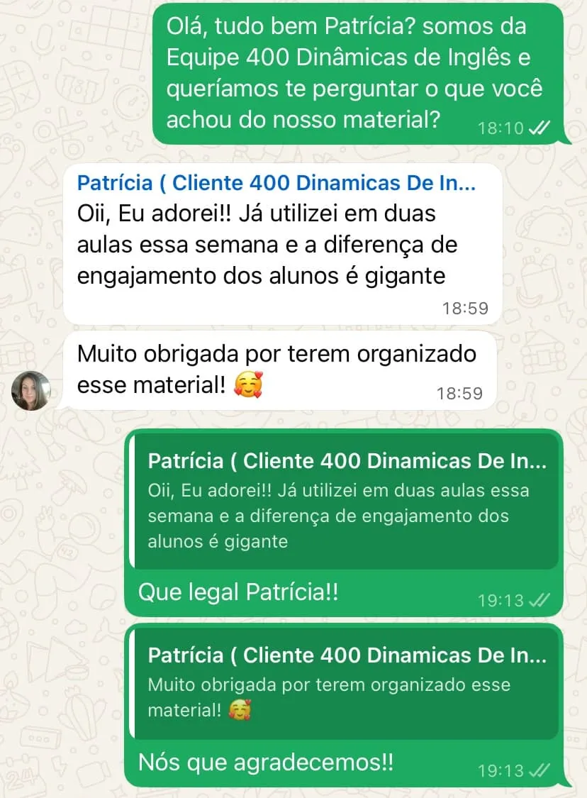Testemunho de professor sobre o material